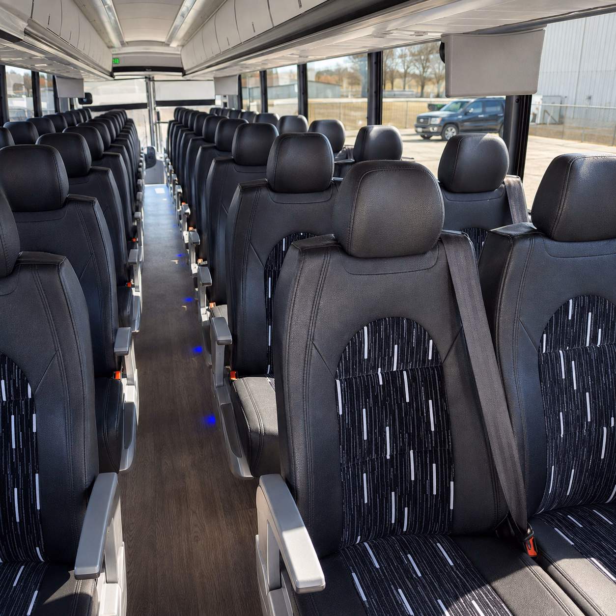 parma charter bus rental inside