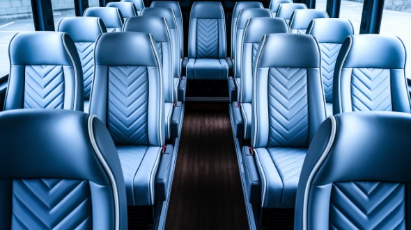 35 passenger minibus inside euclid
