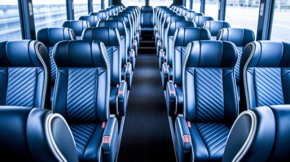 54 passenger charter bus inside parma
